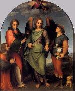 Andrea del Sarto Tobias and the Angel with St Leonard and Donor china oil painting artist